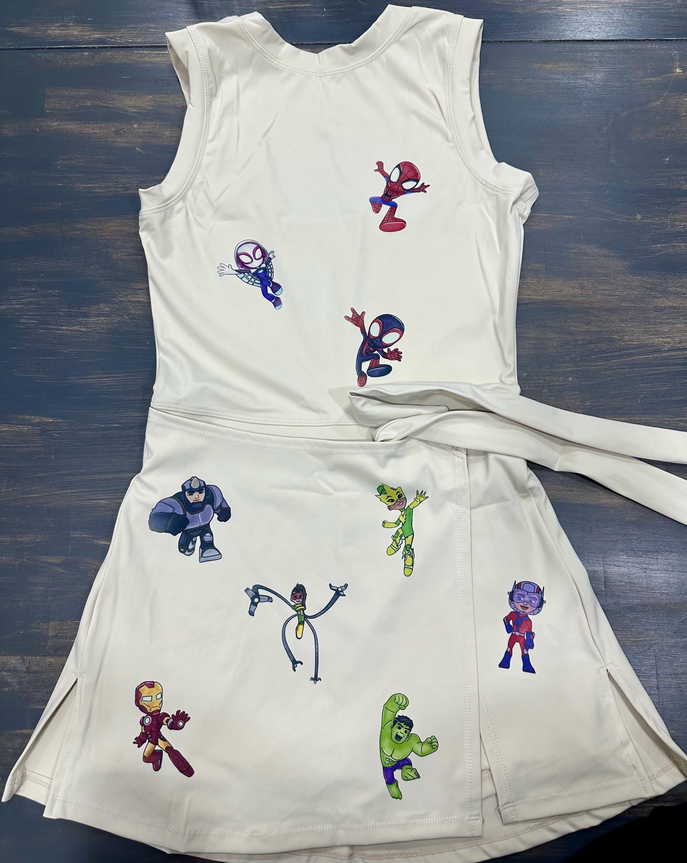 Spidey Tennis Dress, Spidey Outfit, Spidey and his amazing friends.
