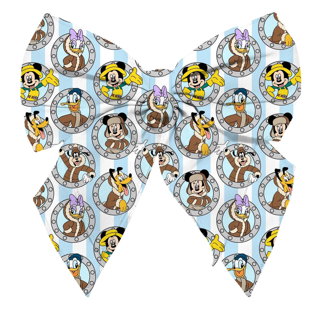 Stitch Hair Bow Clips