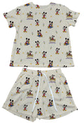 Mickey Beige Waffle Knit Child and Women 100% Cotton