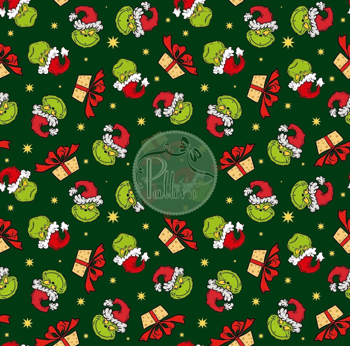 Grinch Waffle Knit Boy and Men 100% Cotton