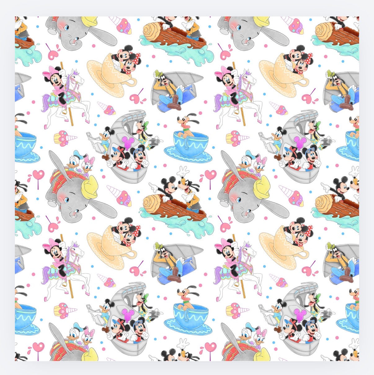 Park Friends Hair Bow Clip