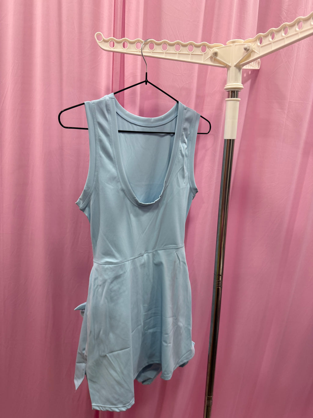 Solid Wrap Dress Sleeveless