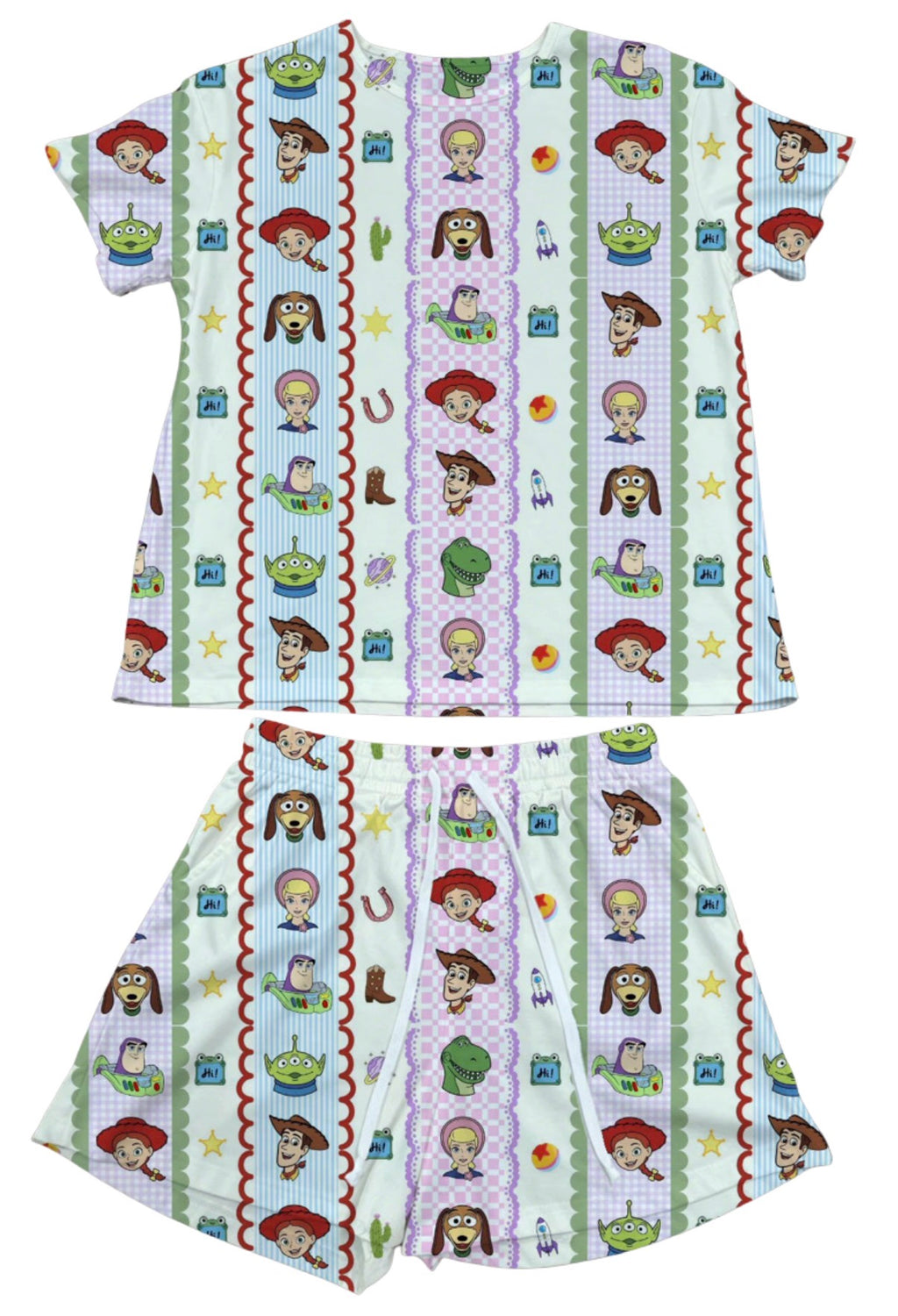 Toy Stripe Waffle Knit Child and Women 100% Cotton
