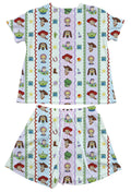 Toy Stripe Waffle Knit Child and Women 100% Cotton