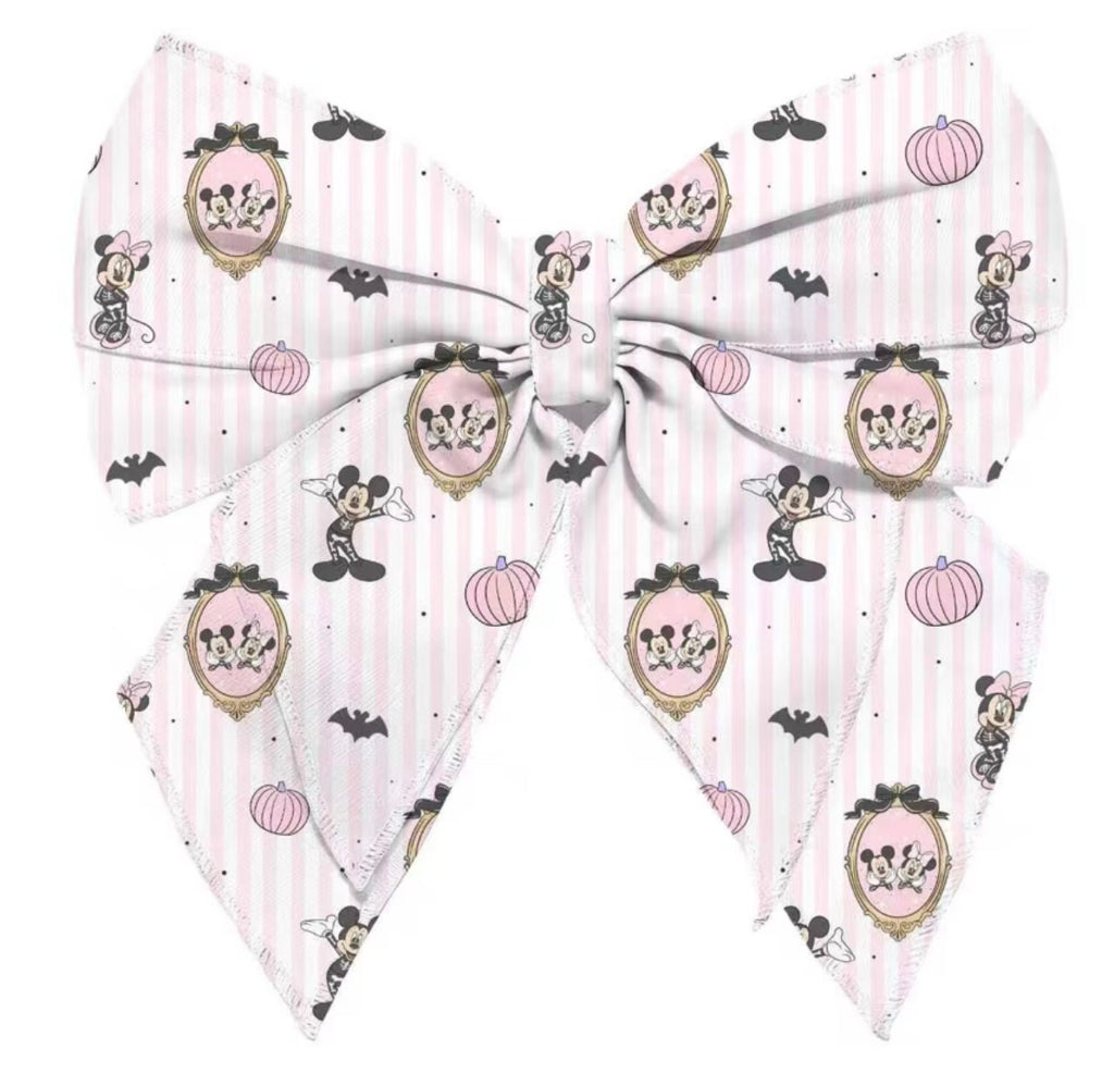 Friends Stripes Hair Bow Clip
