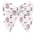 Pink Halloween Hair Bow Clip