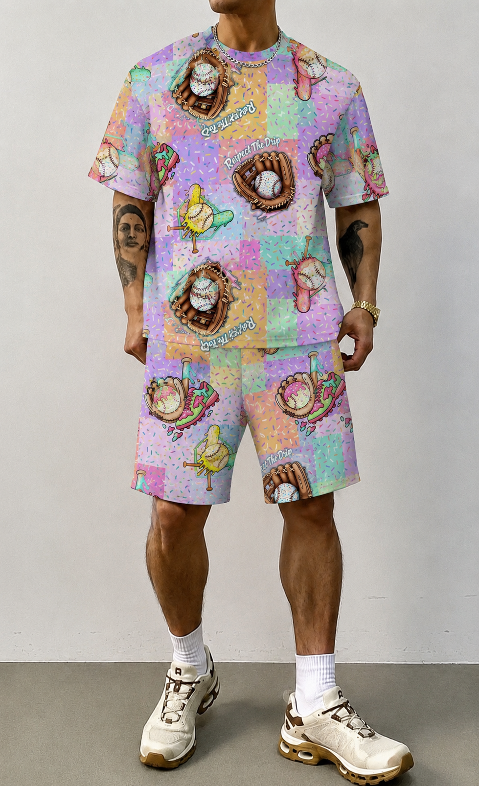 Respect The Drip Waffle Knit Boy and Men 100% Cotton