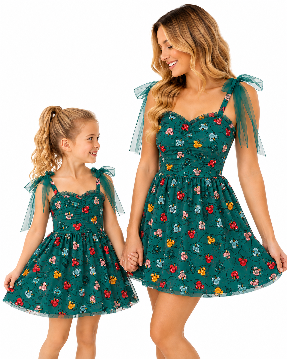 Mickey Christmas Lights Dress Girls and Women