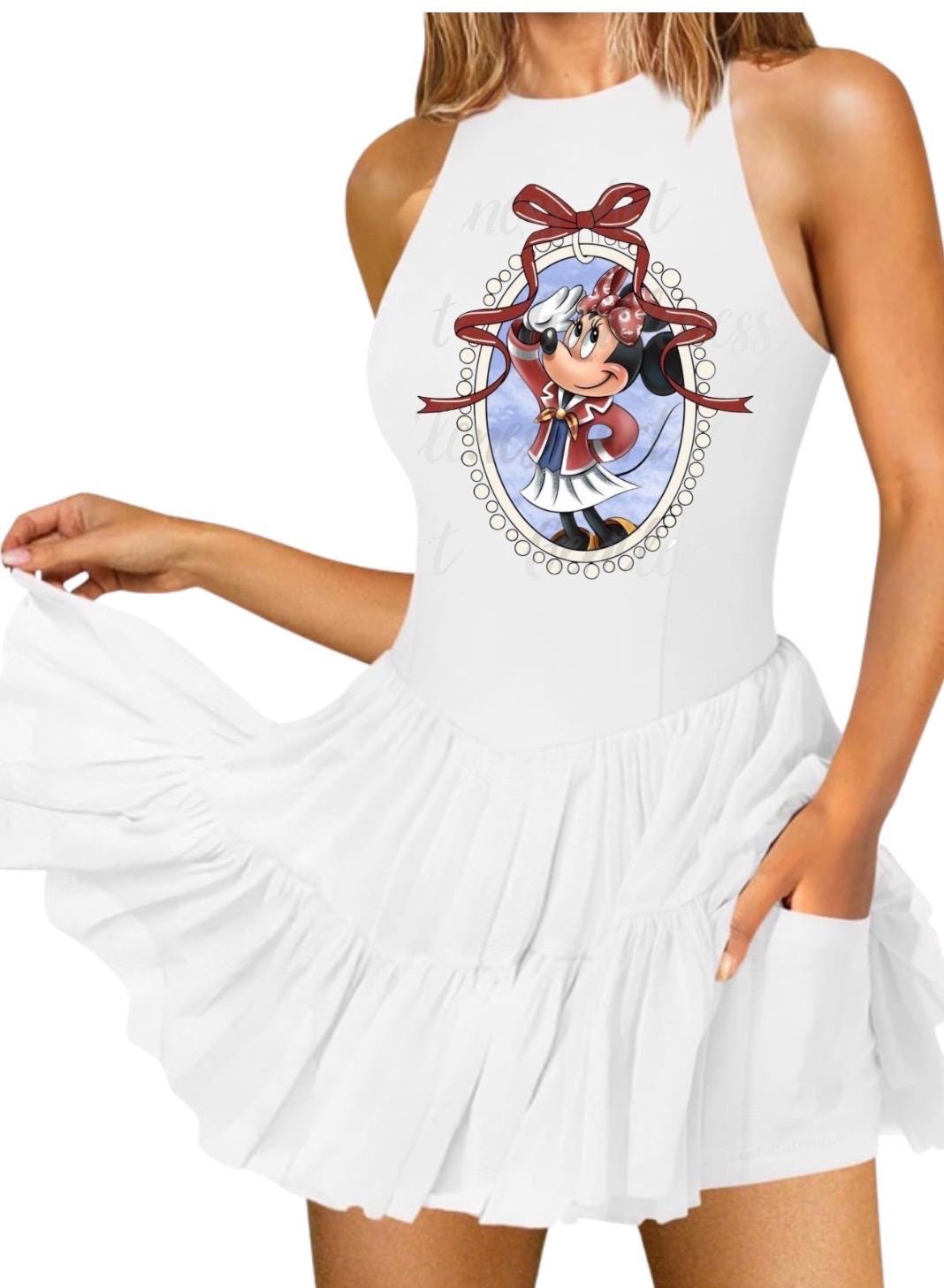 Disney Cruise Dress White Flowy