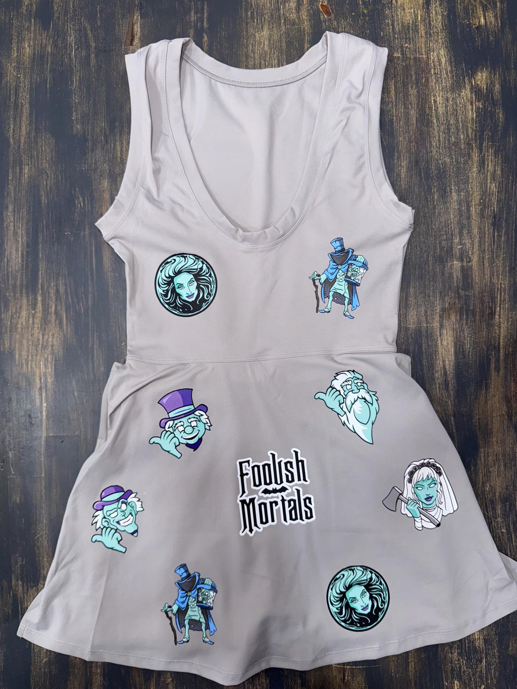 Haunted Mansion Disney Tennis Dress, Disney Outfit For Women, Foolish Mortals