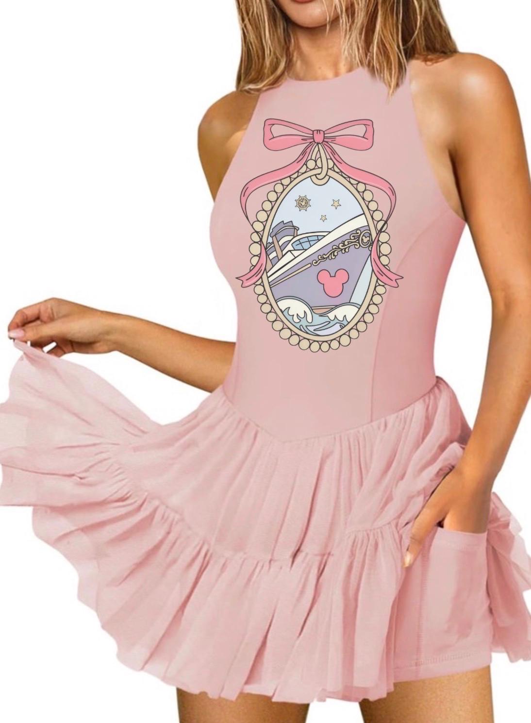 Disney Cruise Dress Pink