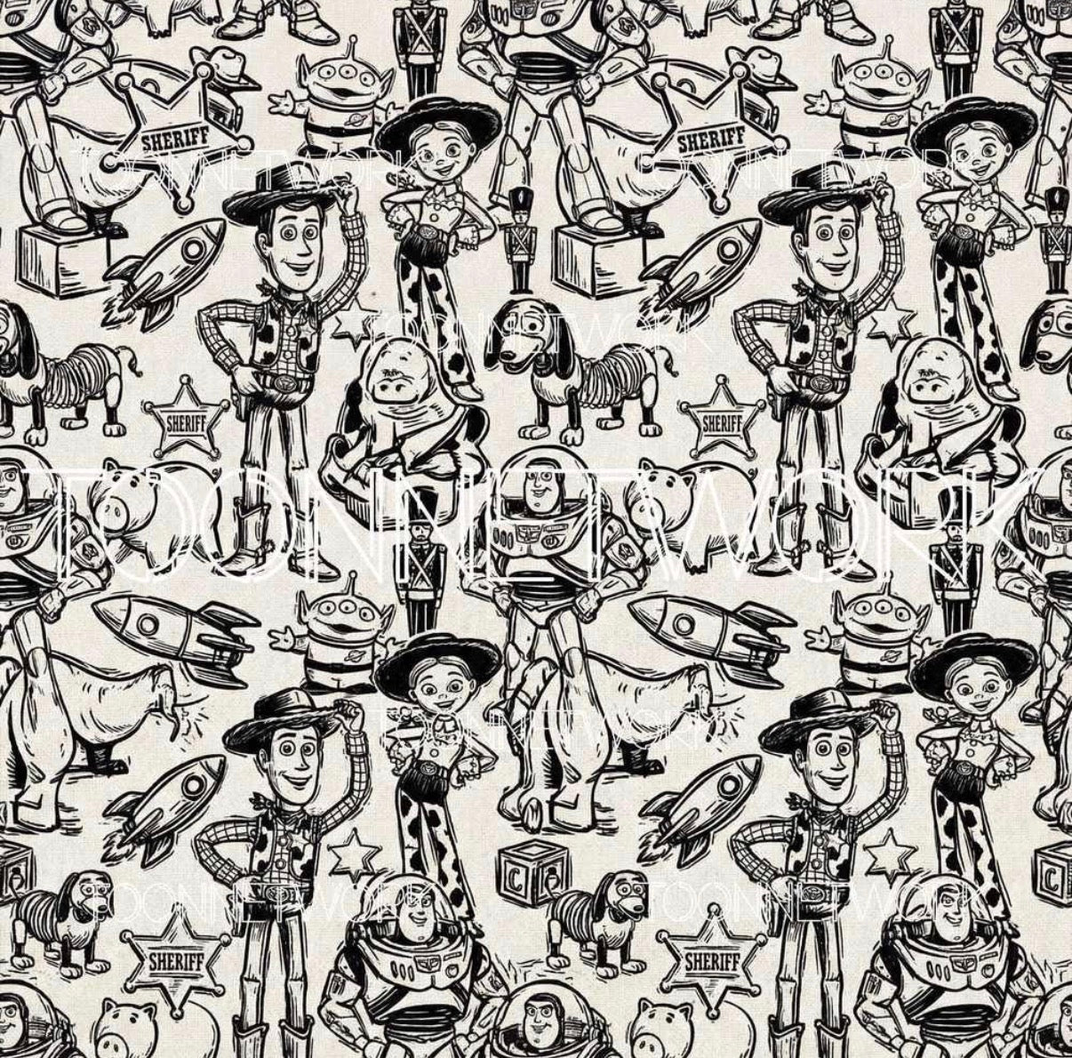 Toy Story Waffle Knit Boy and Men 100% Cotton