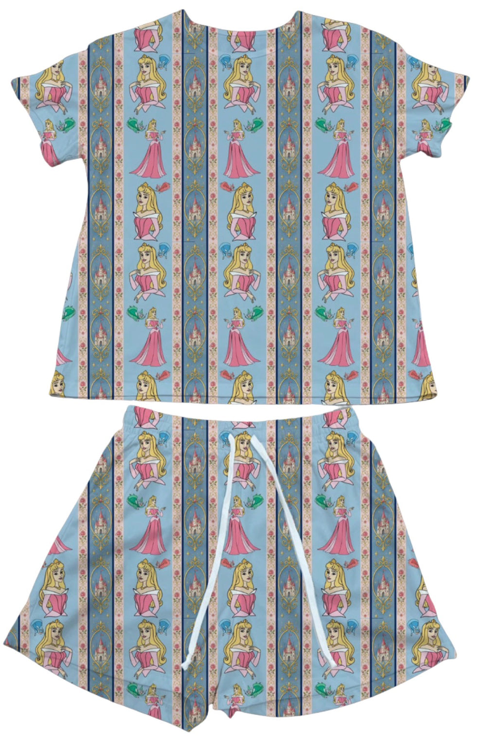 Aurora Stripes Waffle Knit Child and Women 100% Cotton