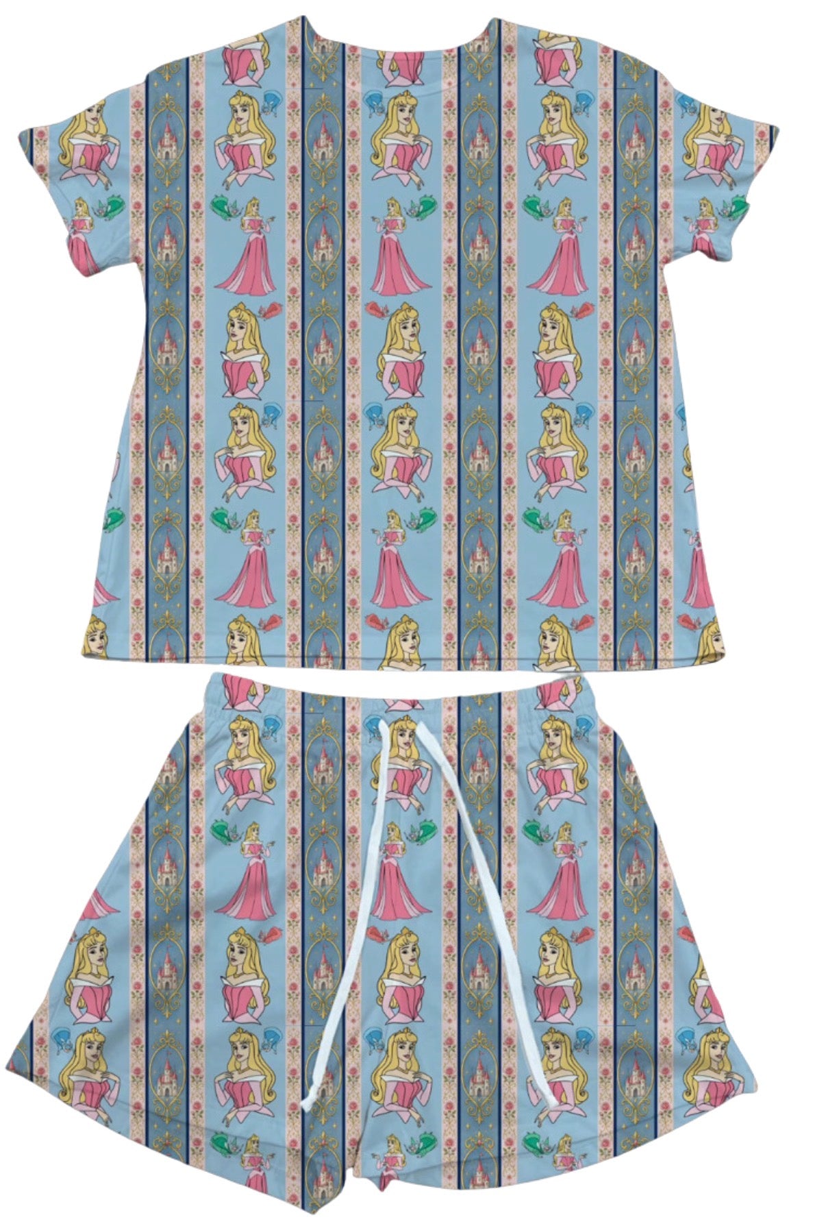 Aurora Stripes Waffle Knit Child and Women 100% Cotton