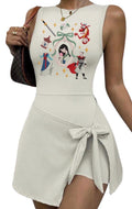 Mulan Disney Tennis Dress, Disney Outfit For Women, Mulan embroidered dress