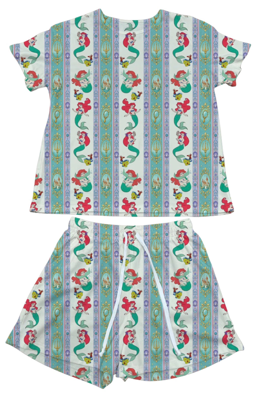 Ariel Stripes Waffle Knit Child and Women 100% Cotton