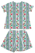 Ariel Stripes Waffle Knit Child and Women 100% Cotton