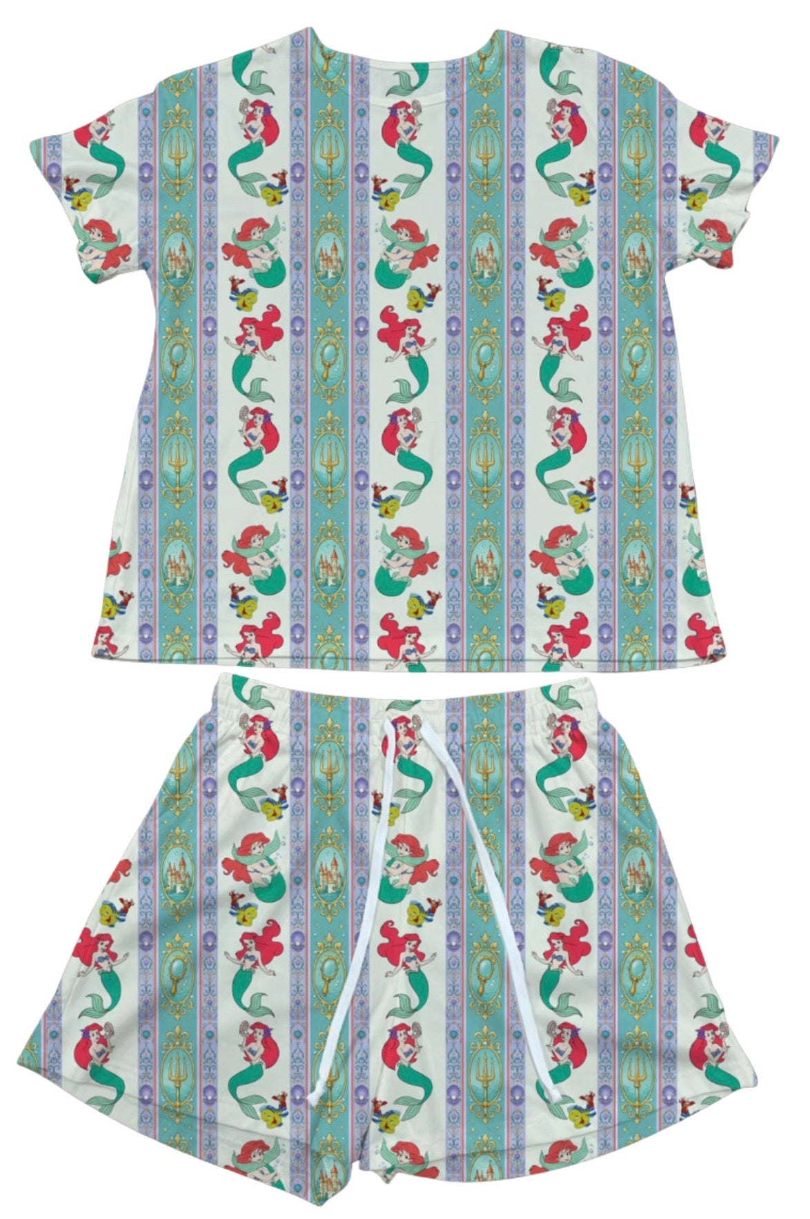 Ariel Stripes Waffle Knit Child and Women 100% Cotton