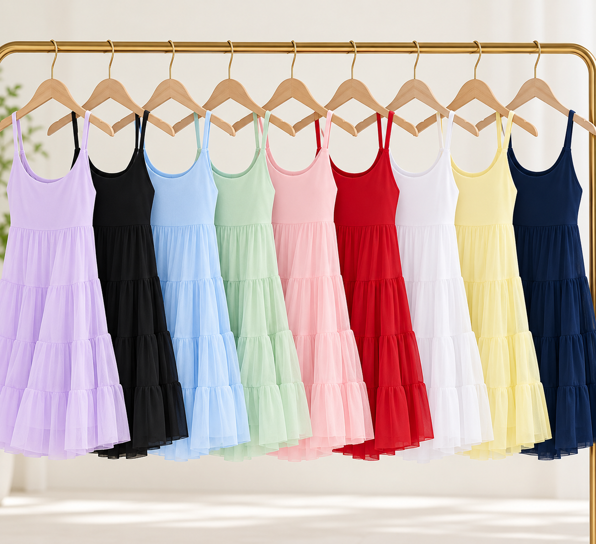 Flowy Solid with Shorts and Pockets and Adjustable Straps
