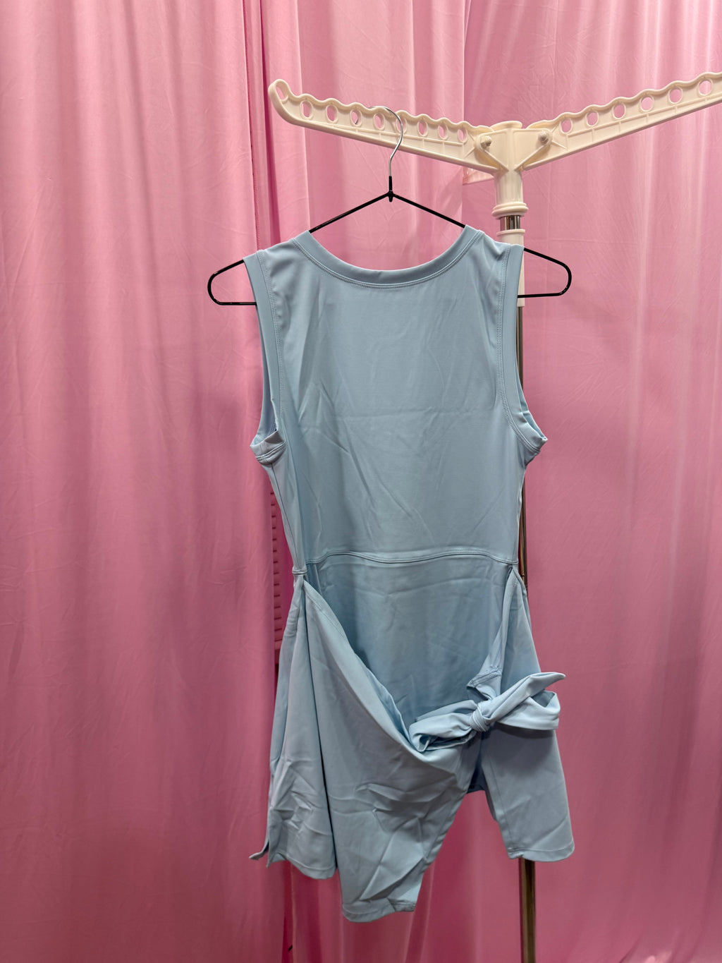 Solid Wrap Dress Sleeveless