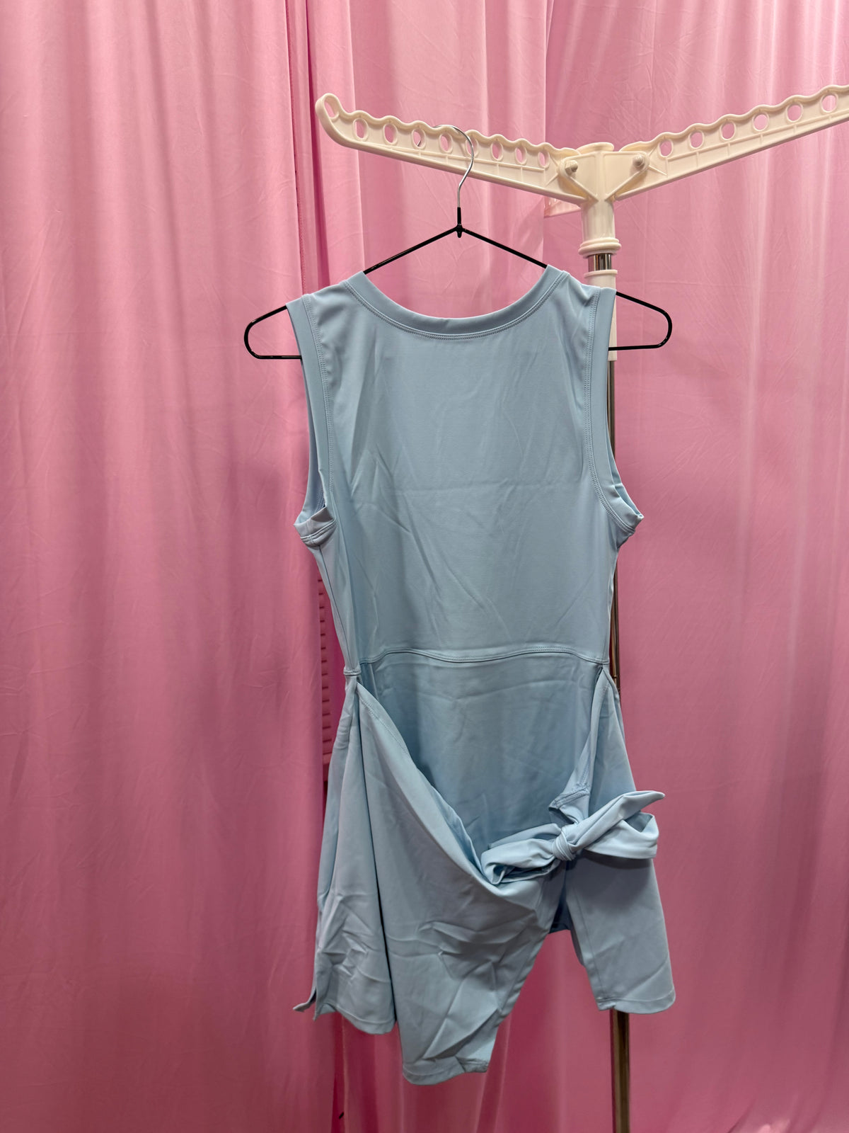 Solid Wrap Dress Sleeveless