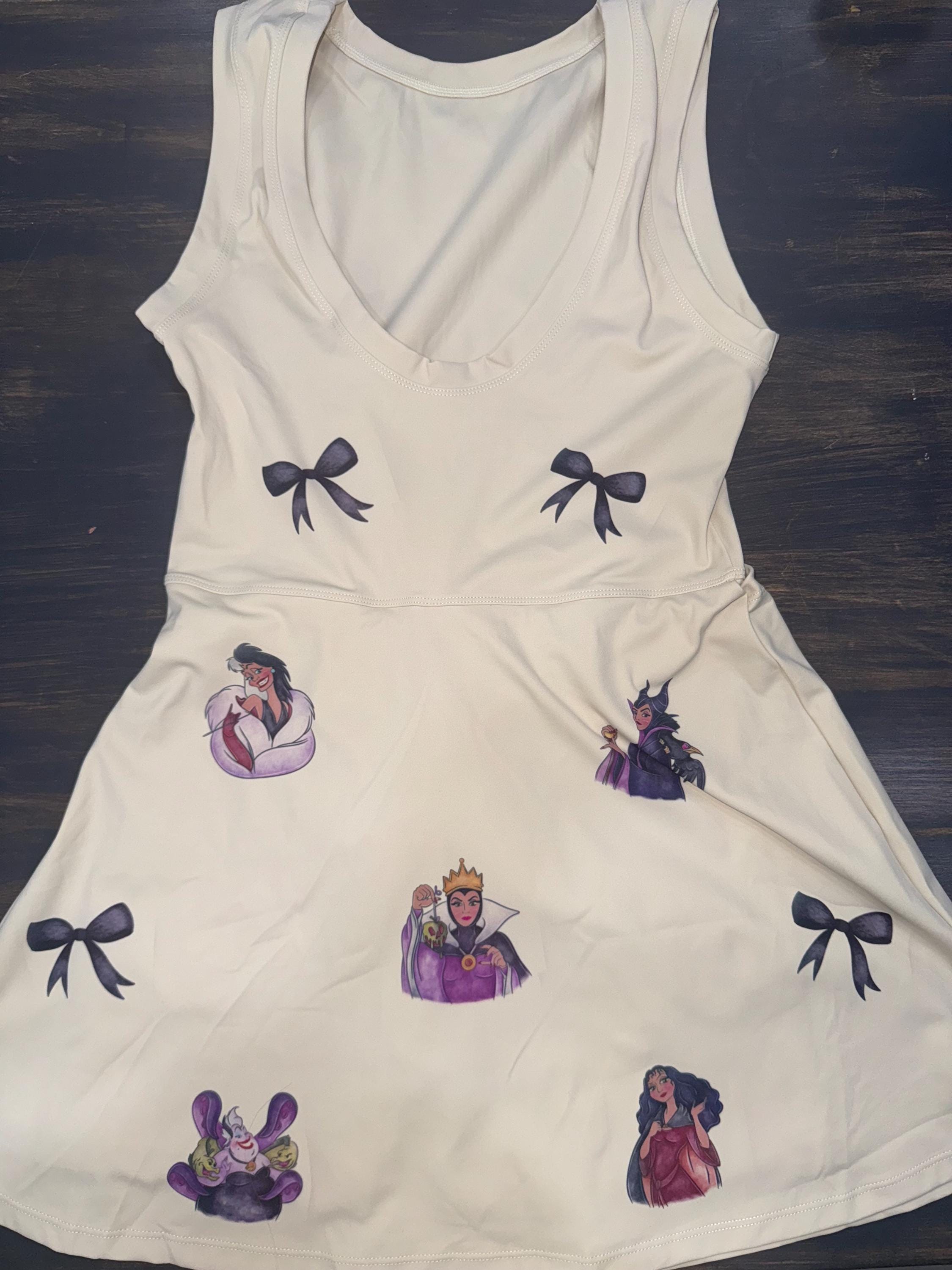 Disney Tennis Dress, Disney Outfit For Women, Villains Dress