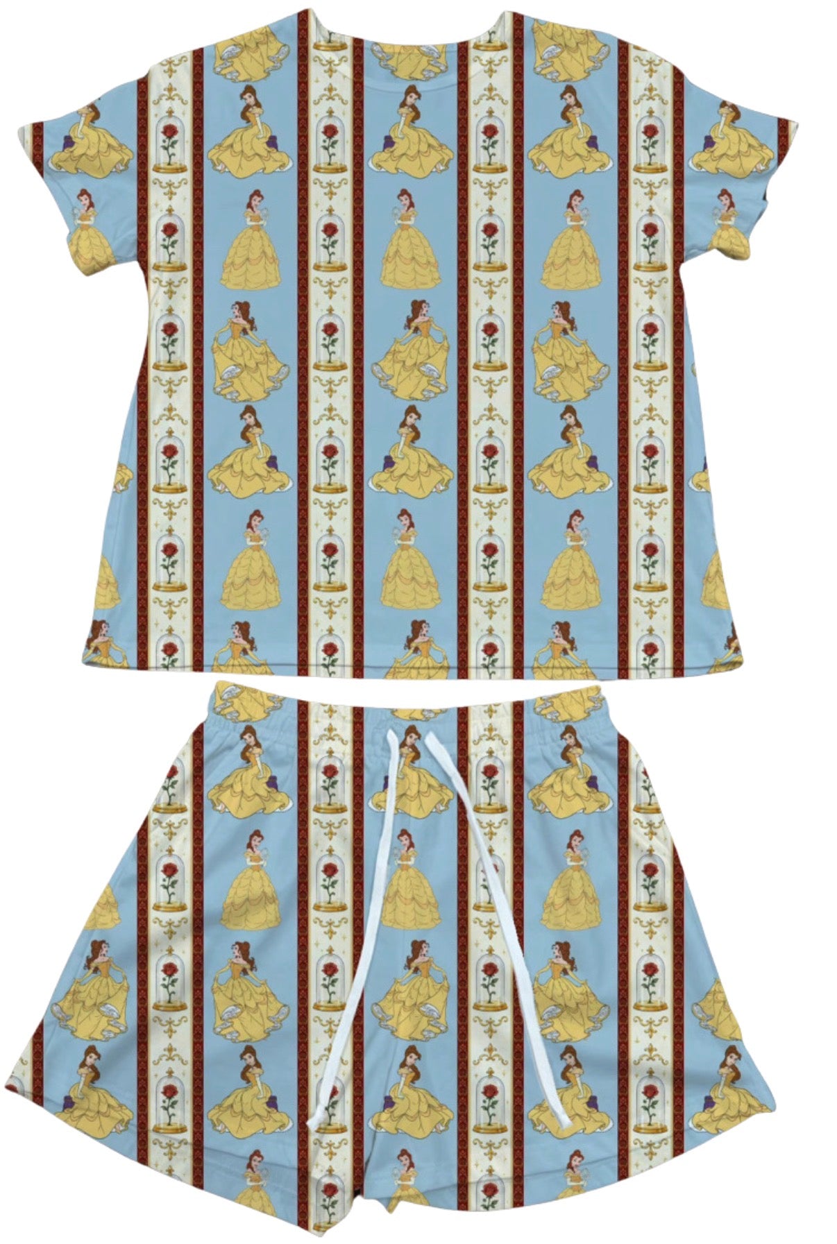 Belle Stripes Waffle Knit Child and Women 100% Cotton