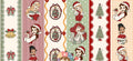 Princess Christmas Stripes Waffle Knit Child and Women 100% Cotton