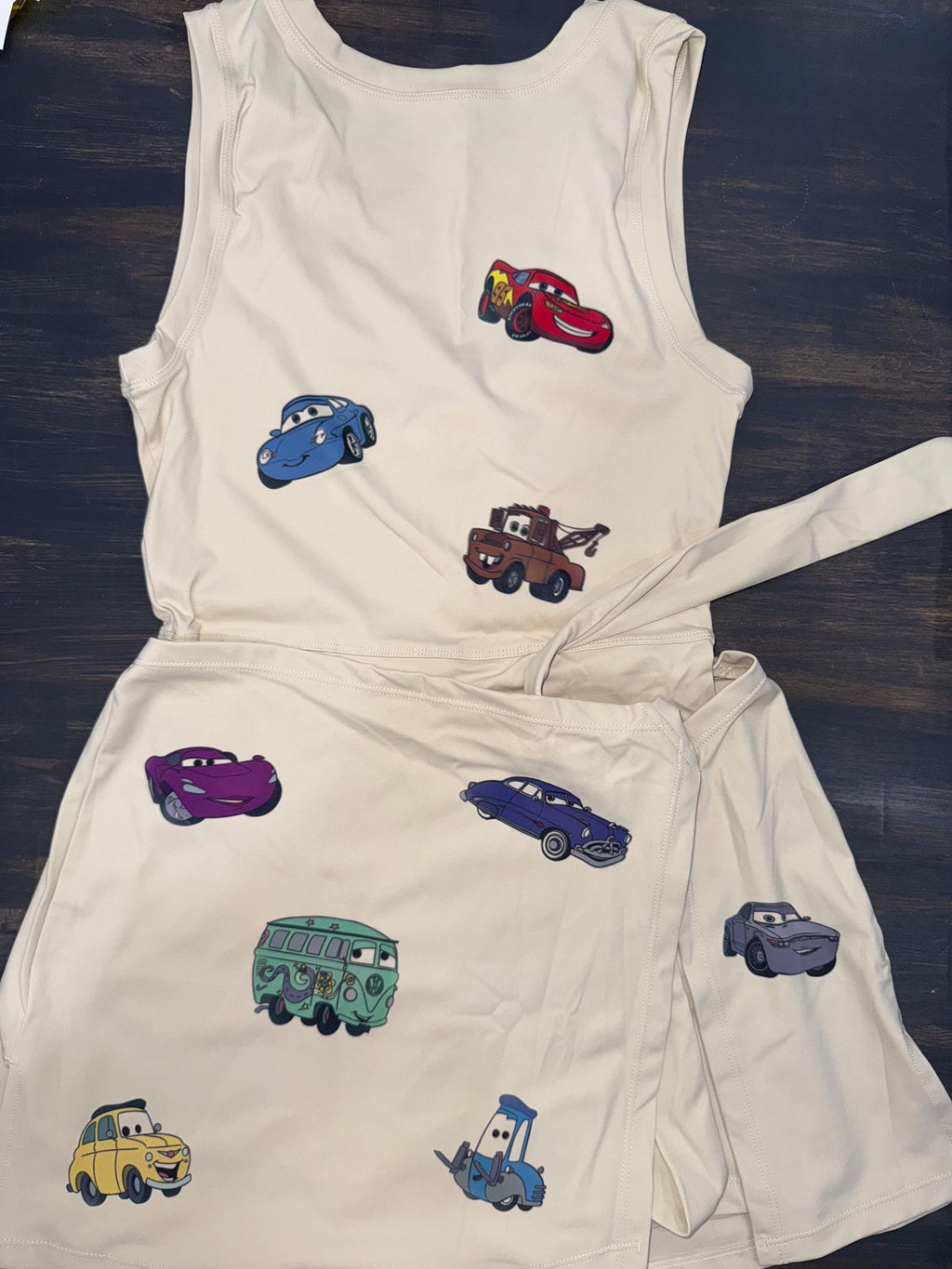 Disney Tennis Dress, Disney Outfit For Women, Cars Dress