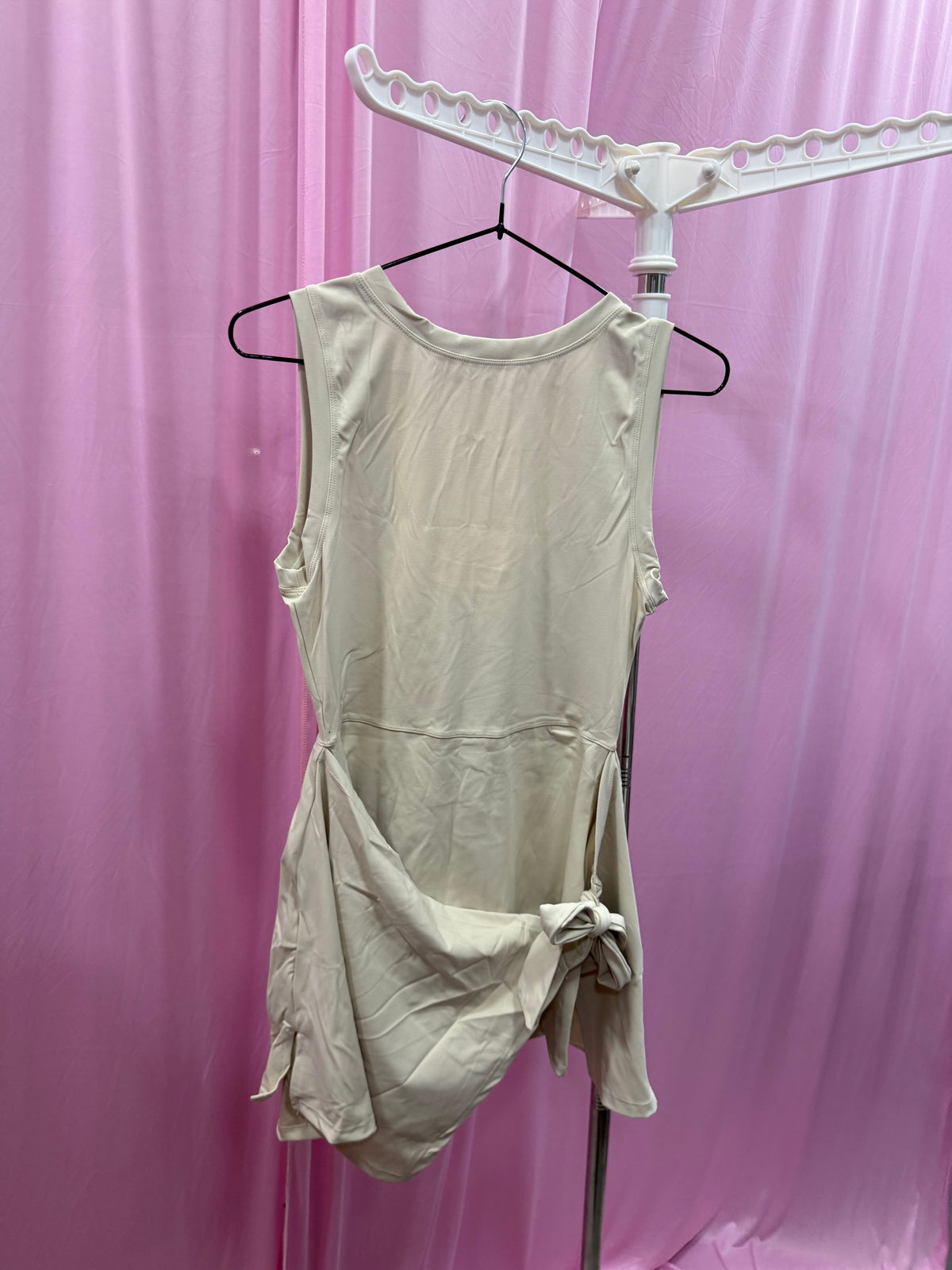 Solid Wrap Dress Sleeveless