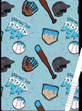 Blue Drip Waffle Knit Boy and Men 100% Cotton
