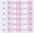 Marie Stripe Waffle Knit Child and Women 100% Cotton