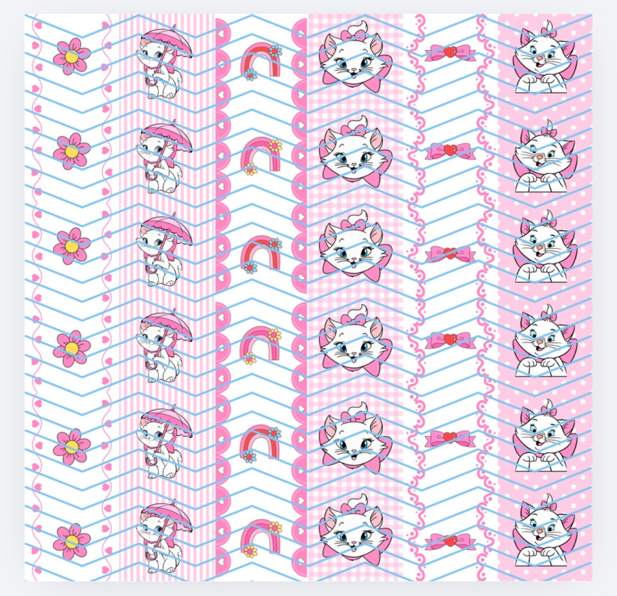 Marie Stripe Waffle Knit Child and Women 100% Cotton