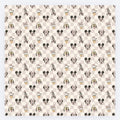 Beige Checkers Hair Bow Clips