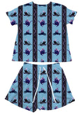 Ursula Stripes Waffle Knit Child and Women 100% Cotton