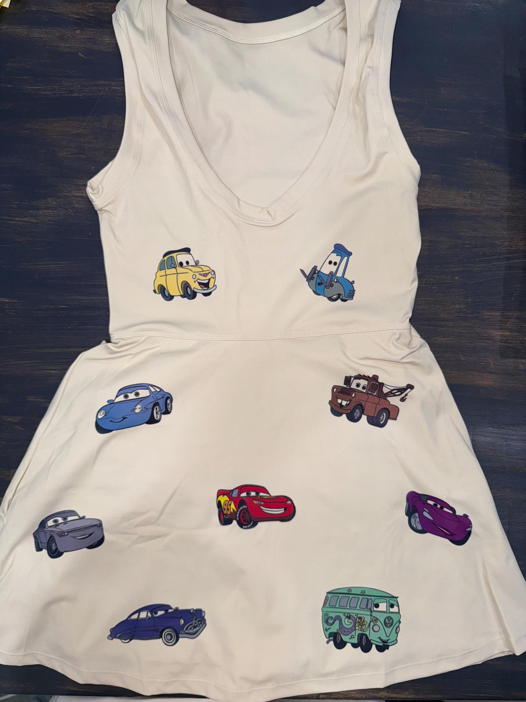 Disney Tennis Dress, Disney Outfit For Women, Cars Dress