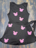 Halloween Disney Tennis Dress, Disney Outfit For Women, Mickey Pink Pumpkins