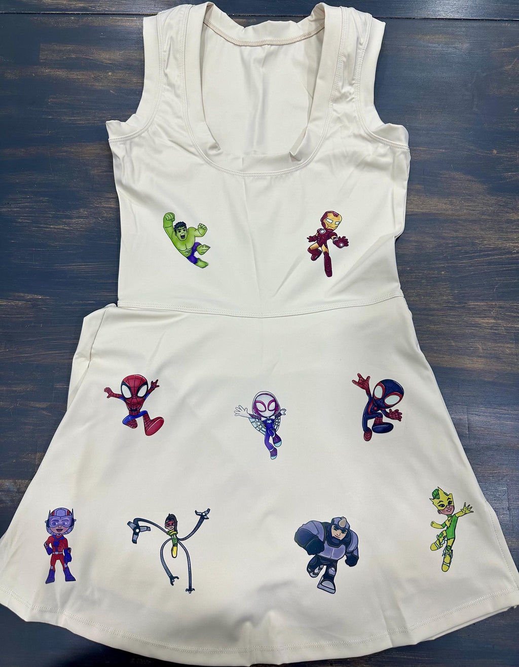 Spidey Tennis Dress, Spidey Outfit, Spidey and his amazing friends.