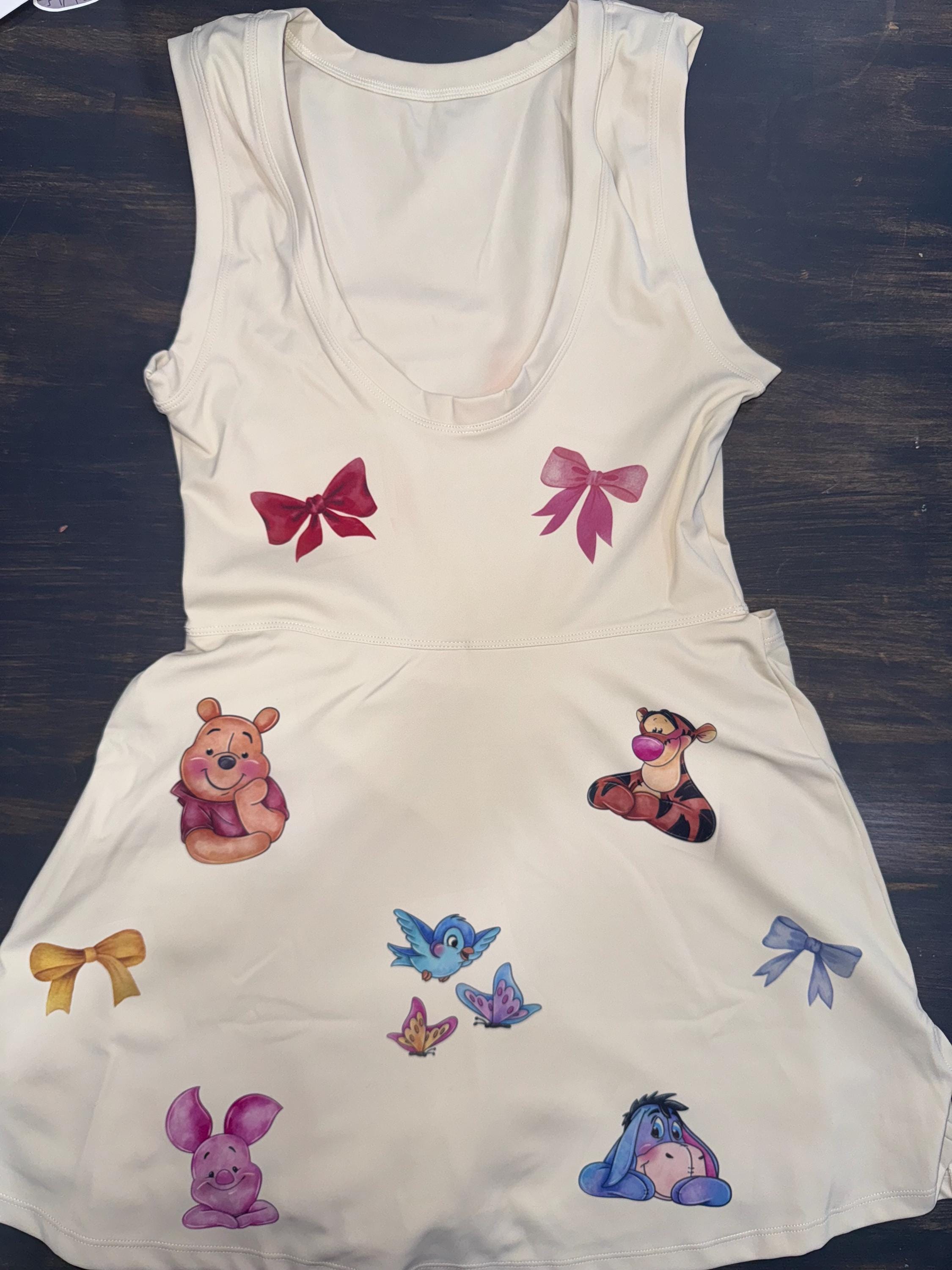 Disney Tennis Dress, Disney Outfit For Women, Winnie The Pooh Dress