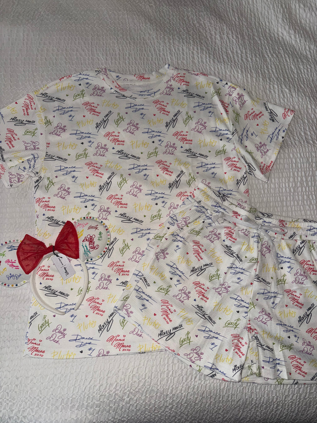 Autograph Friends Waffle Knit Set Child and Women