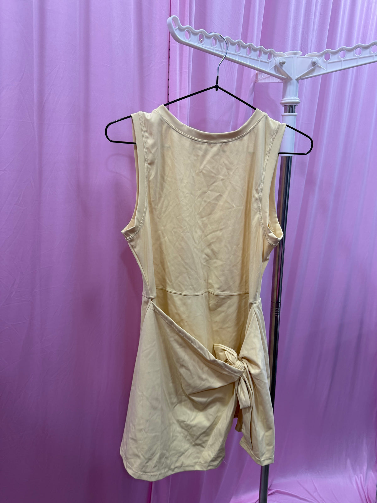 Solid Wrap Dress Sleeveless