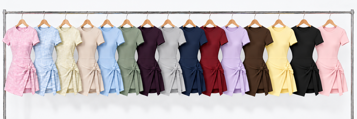Short Sleeve Wrap Dress