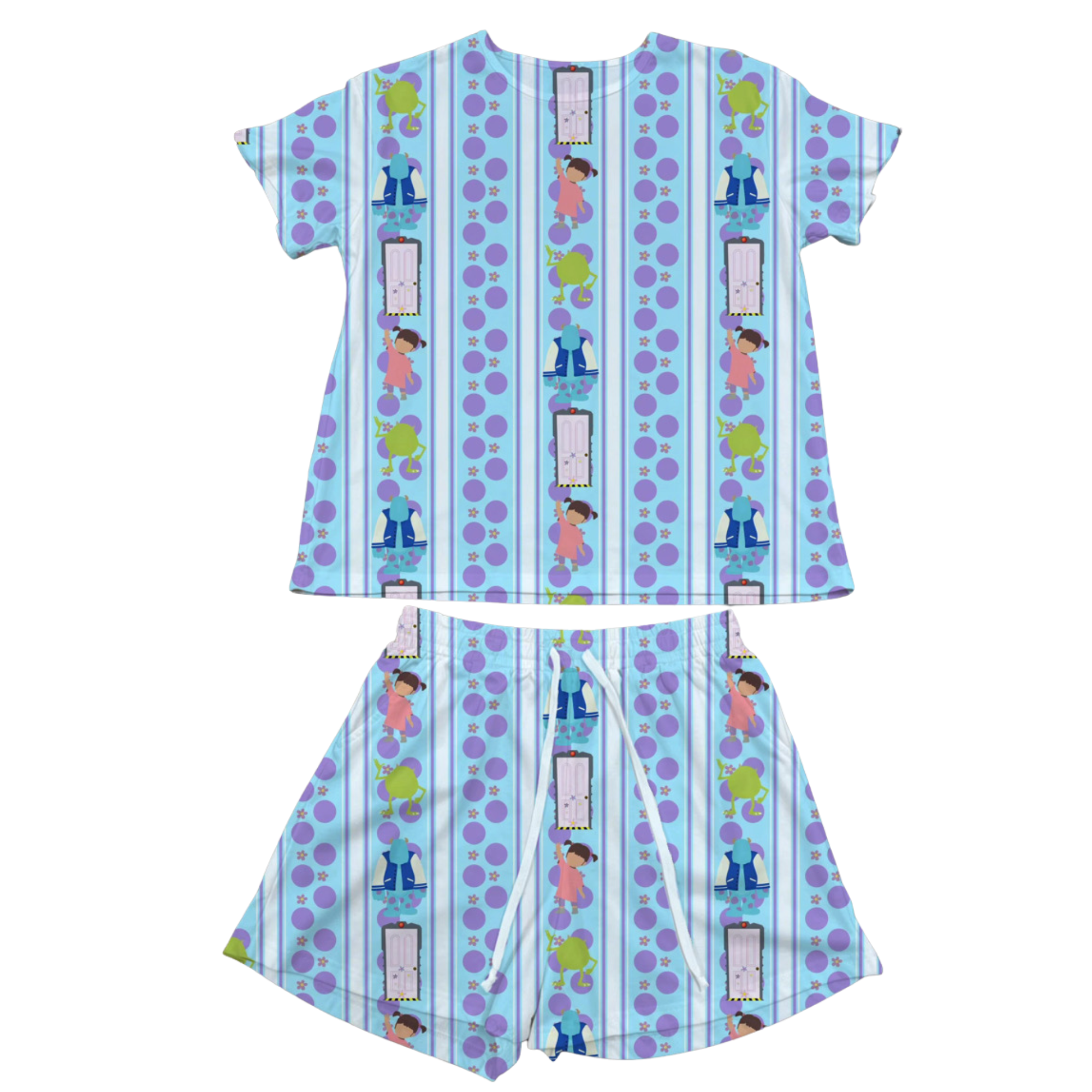 Monsters Inc Waffle Knit Child and Women 100% Cotton