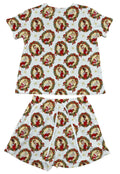 Princess Christmas Waffle Knit Child and Women 100% Cotton