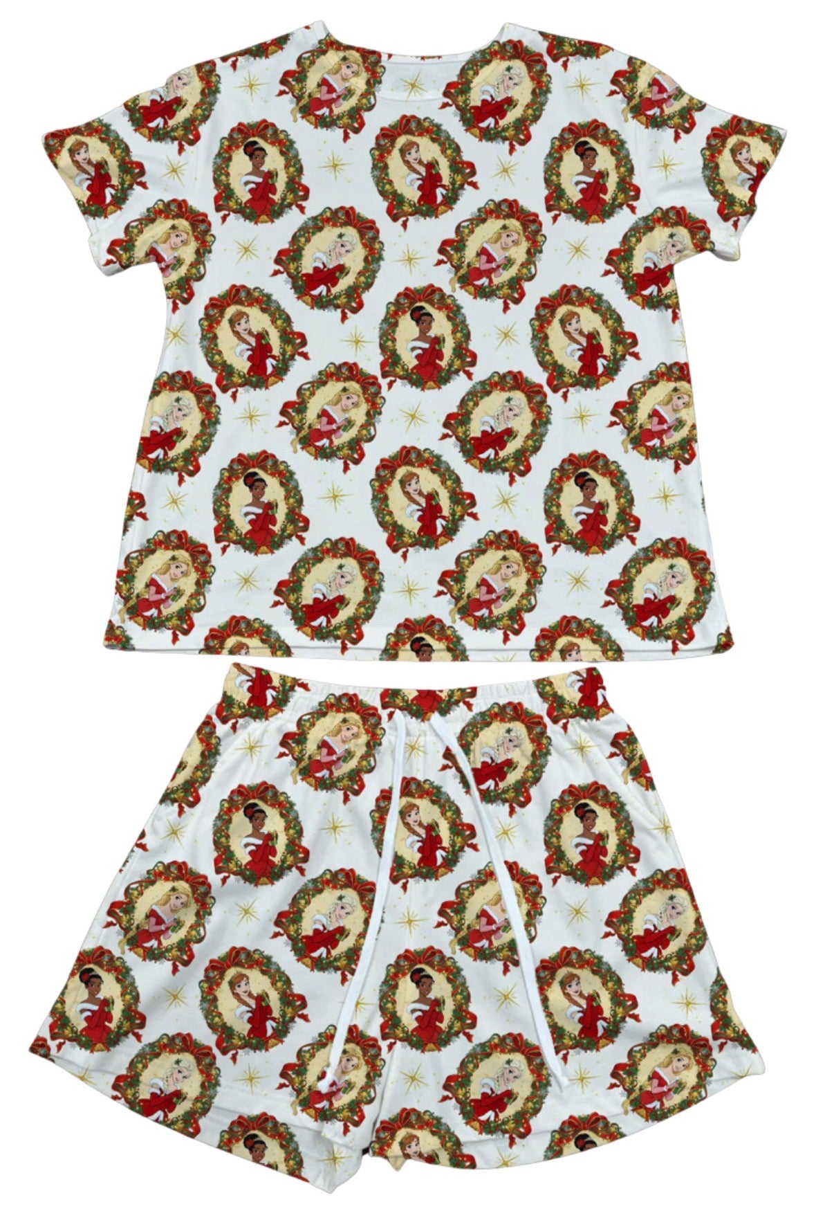 Princess Christmas Waffle Knit Child and Women 100% Cotton