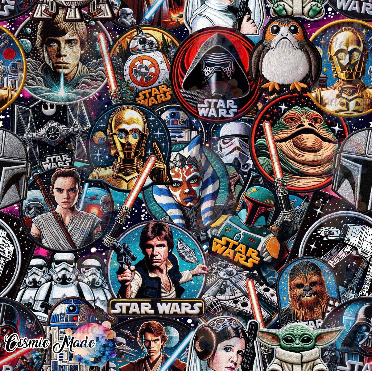 Star Wars Waffle Knit Boy and Men 100% Cotton