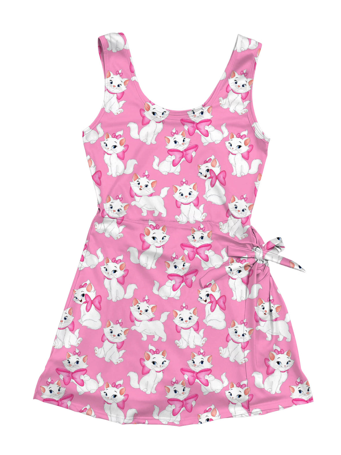 Marie Wrap Dress Girls and Women with Hair Bow