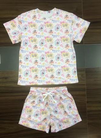 1 Ready To Ship Mickey Cruise  Waffle Knit Set Mommy and Me
