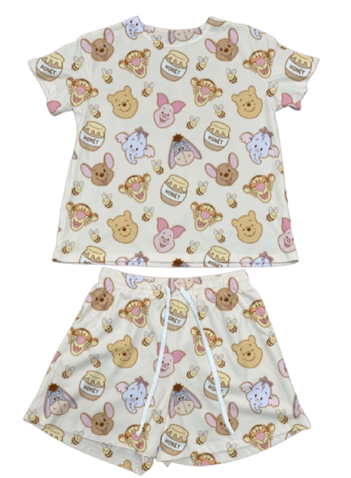 Pooh and Friends Waffle Knit Girls and Women 100% Cotton