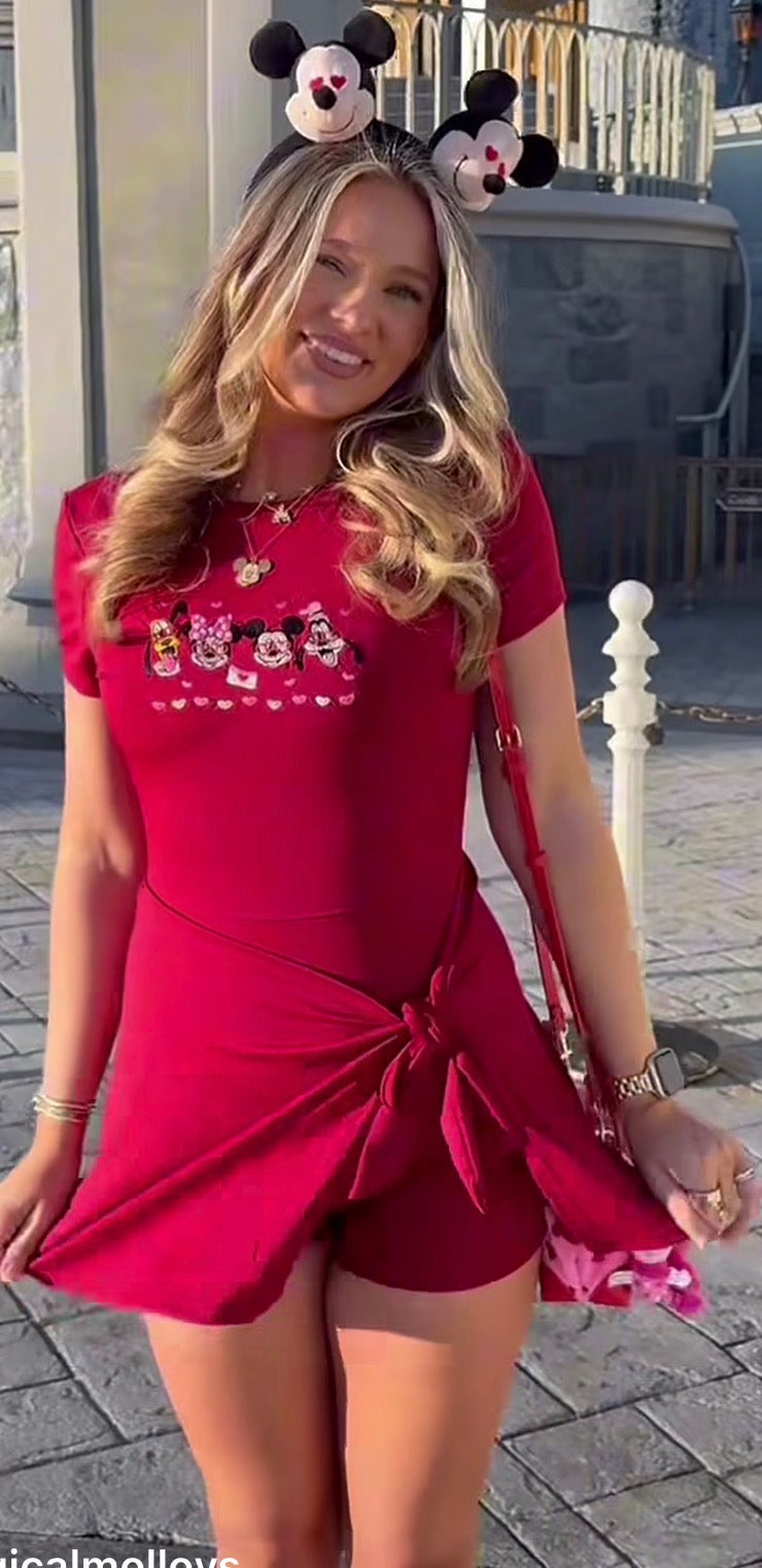 Short Sleeve Wrap Dress